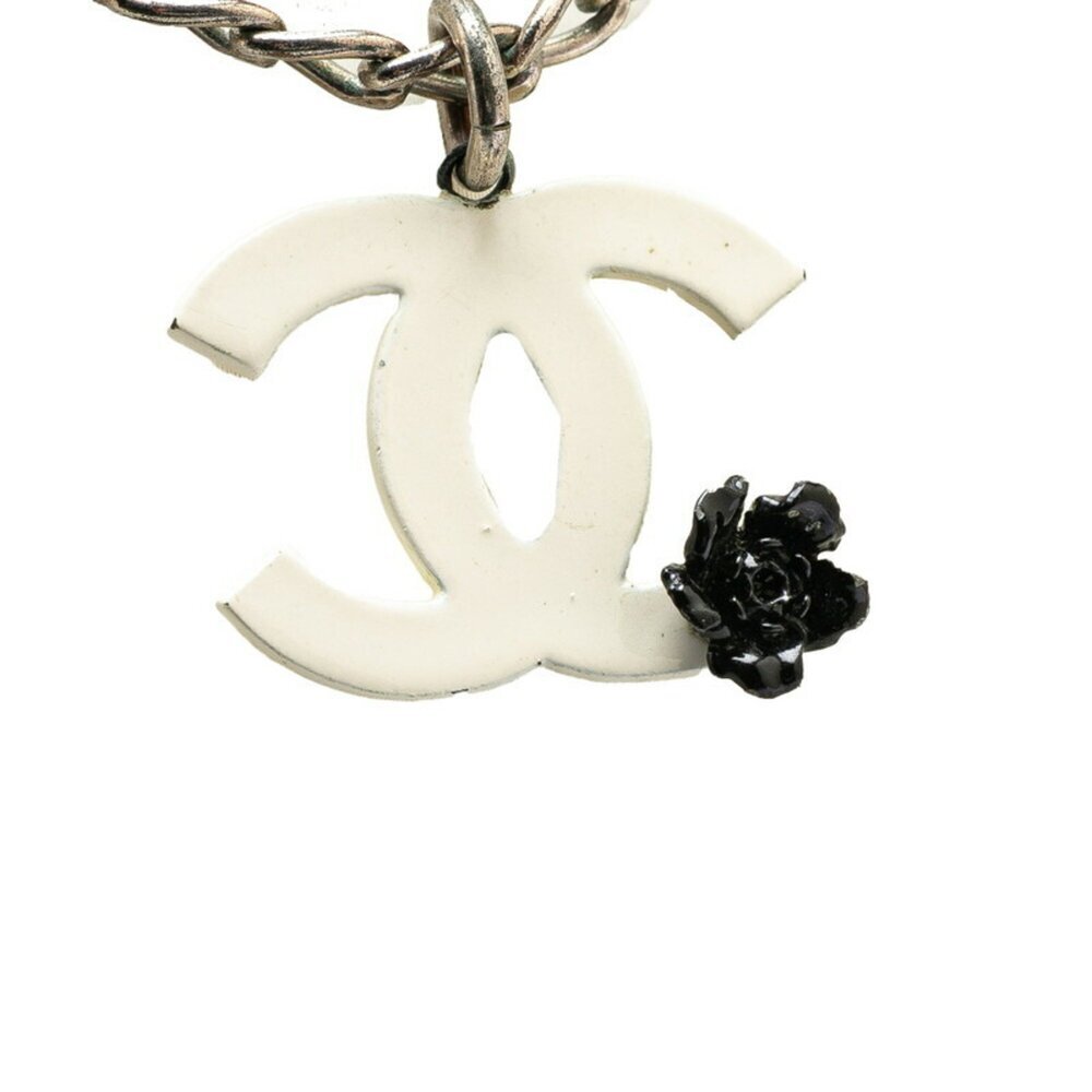 CHANEL Authentic White Logo Necklace - Picture 2 of 5